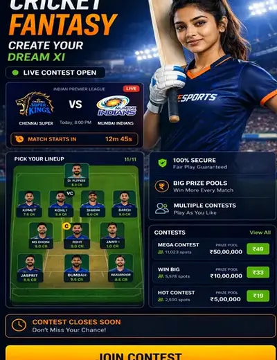 Euzzo (euzzo) fantasy cricket & matchday visual 3